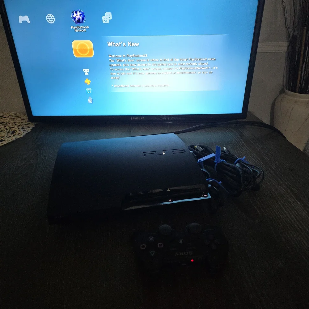 Sony PS3 Black Console with Controller